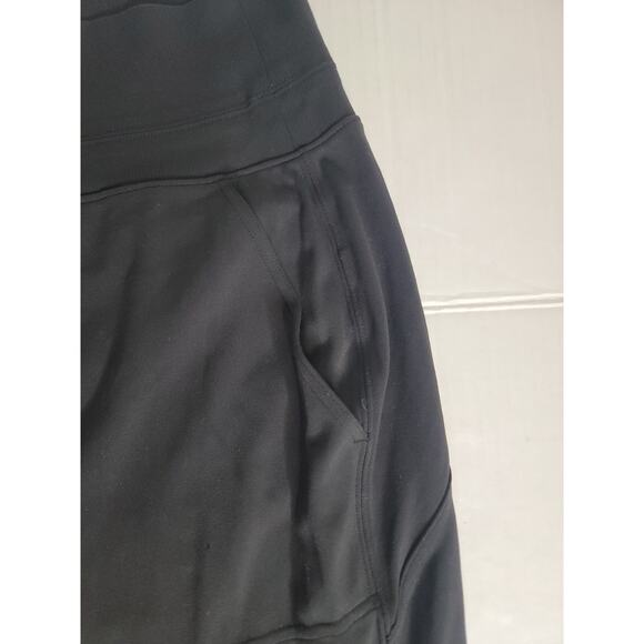 Athleta venice Jogger Womens SZ Large High Rise Black Pull On Pockets 597888-00 - Picture 4 of 9